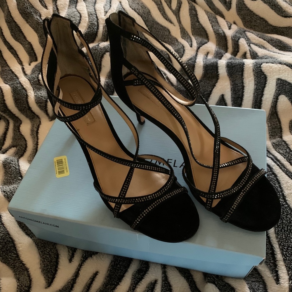 Antonio Melani black dress sandal. Worn once.